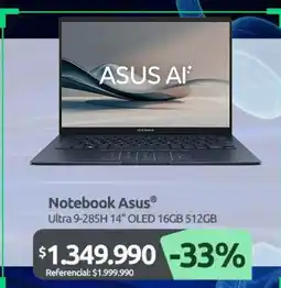 PC Factory Asus - notebook oferta