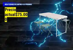 Decathlon Mesa plegable de camping oferta