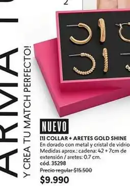 Cyzone Gold - color + aretes shine oferta