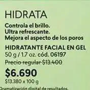 Cyzone Hidratante facial en gel oferta