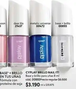 Cyzone Cyplay brillo nail it! oferta
