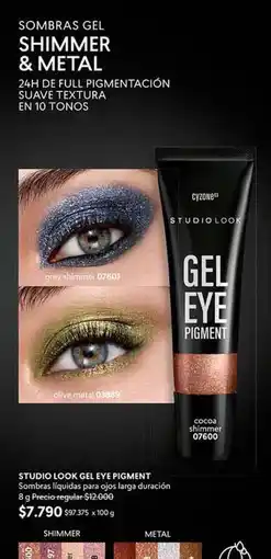 Cyzone Metal - studio oignon gel pvignon oferta