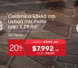 Imperial Ceramica 45x45 cm lisboa mix mate oferta