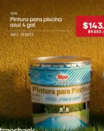 Sipa - pintura para piscina azul