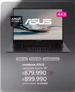 Ripley Asus - notebook oferta