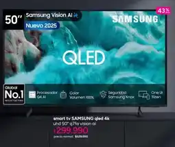 Ripley Samsung - smart tv qled 4k oferta