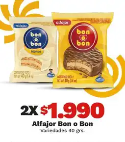 OXXO Arcor - alfajor bon o bon oferta