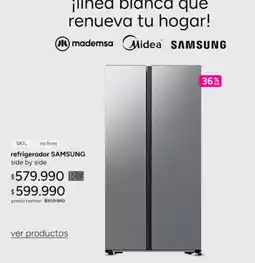 Ripley Samsung - refrigerador side by side oferta