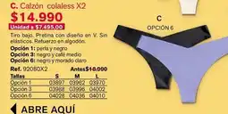 Leonisa Perla - calzon colass x2 oferta