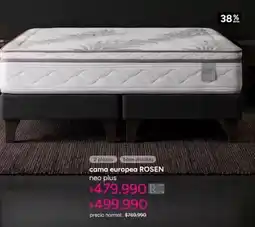 Ripley Rosen - cama europea neo plus oferta