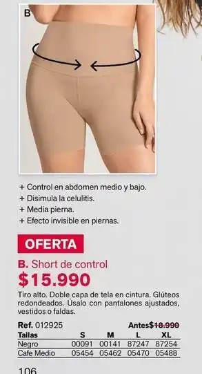 Control - short de
