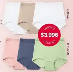 Leonisa Pack x3 oferta