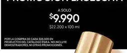 Ésika Por la compra de cada 235000 en producto del cántalaco seña, no incluye de mostradores oferta