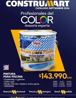 Construmart Sipa - pintura para piscina oferta