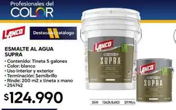 Construmart Lanco - esmalte al agua supra oferta