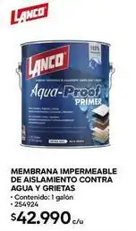 Construmart Lanco - membrana impermeable de aislamiento contra agua y grietas oferta