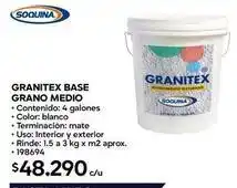 Construmart Soquina - granite base grano medio oferta