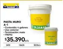Construmart Pasta muro a-1 oferta