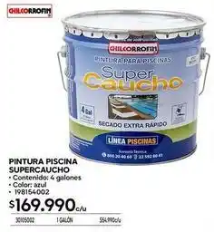 Construmart Chilcorrofin - pintura piscina supercaucho oferta
