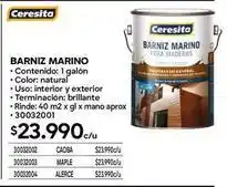 Construmart Ceresita - barniz marino oferta