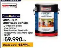 Construmart Chilcorrofin - vitrolux 63 vitrificado de pisos oferta