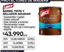 Construmart Lanco - barniz, tinte y sellador aquavar oferta