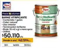 Construmart Sipa - barniz vitr150al oferta