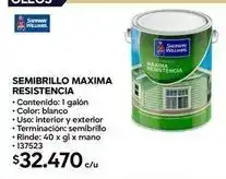 Construmart Williams - semibrillo maxima oferta