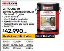 Construmart Chilcorrofin - vitrolux 60 barniz alta resistencia oferta