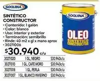 Construmart Soquina - sintetico constructor oferta