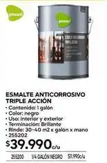 Construmart Esmalte anticorrosivo triple accion oferta
