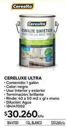 Construmart Ceresita - cereluxe ultra oferta