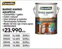 Construmart Ceresita - barniz ario aquatech oferta