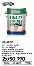 Construmart Soquina - pajarito oferta