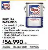 Construmart Sipa - pintura para piso oferta