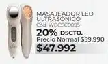 Masajeador led ultrasonico