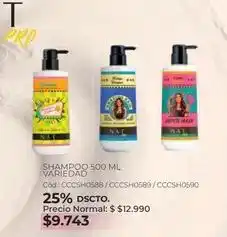 Tua Shampoo 500 ml variedad oferta