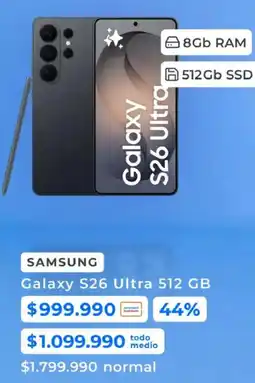 Paris galaxy s26 ultra 512 gb oferta