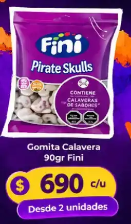 Central Mayorista Gomita Calavera Fini oferta