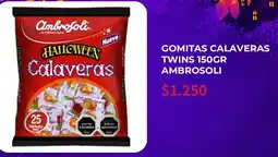 Central Mayorista Gomitas Calaveras Twins oferta