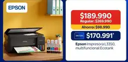 Lider Epson - impresora l3350 multifuncional ecotank oferta
