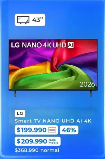 Lg - smart tv nano uhd ai 4k