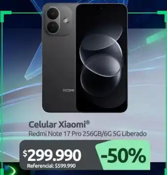 Xiaomi - celular redmi note 17 pro 256gb/6g 5g