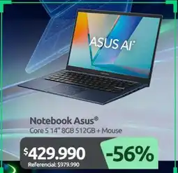PC Factory Asus - notebook oferta
