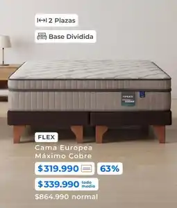 Paris Flex - cama cobre oferta
