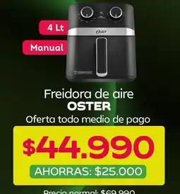 Tottus Oster - freidora de aire oferta