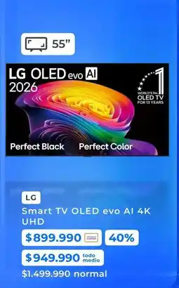 Paris Lg - smart tv oled evo al 4k oferta