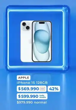 Paris Apple - iphone 15 128gb oferta