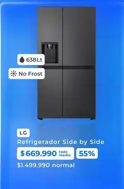 Paris Lg - refrigerador side by side oferta