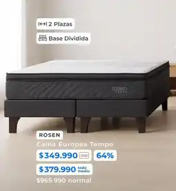 Paris Rosen - cama europea tempo oferta